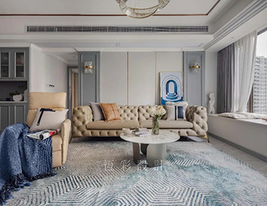河滨之城130方美式轻奢装修案例